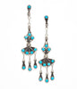 Romantic Turquoise Dangle Earrings