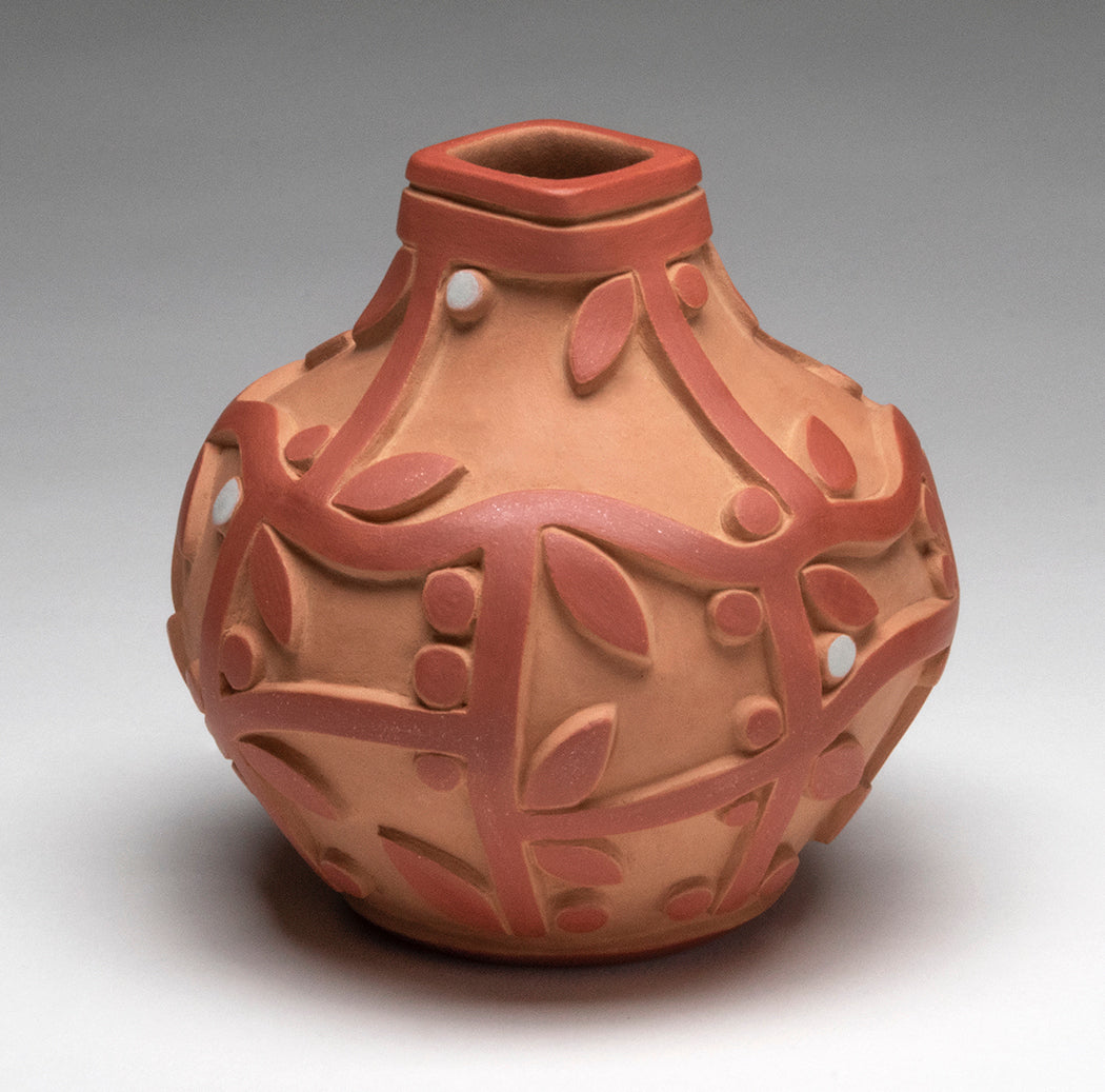 Blessing Of Springtime Carved Pottery