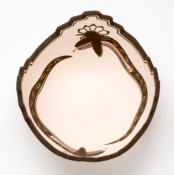 Kolowisi, Frog & Tadpole Pottery Bowl