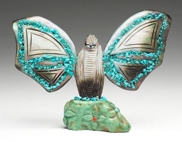 Butterfly Maiden Among Zuni Blooms