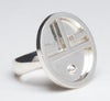 Contemporary Sterling Silver Zuni Sunface Ring