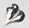 Contemporary Painting With Sterling Silver Lip Pin