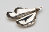 Contemporary Painting With Sterling Silver Lip Pin