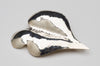 Contemporary Painting With Sterling Silver Lip Pin