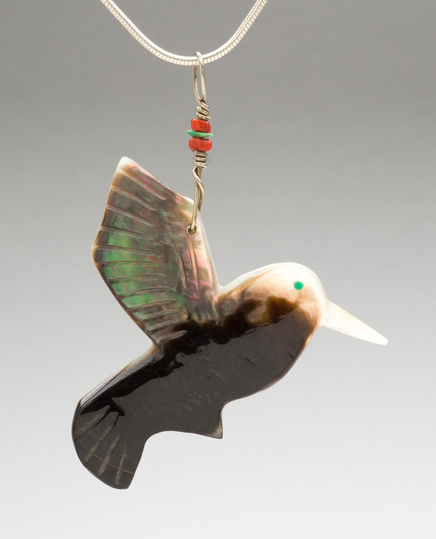 Reversible Hummingbird Pendant