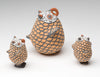 A Pottery Owl & Owlettes