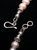 Reversible Corn Maiden Necklace Of Pink Mussel Shell & Fresh Water Pearls