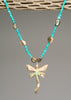Reversible Dragonfly Pendant Necklace