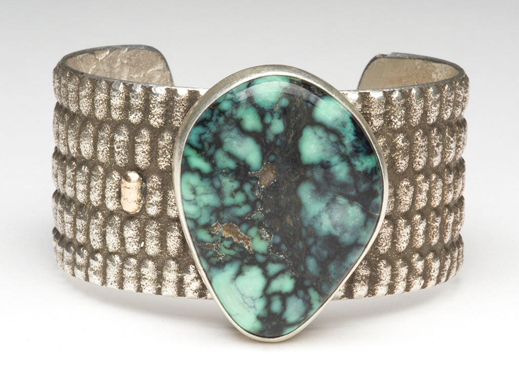 New Lander Turquoise & Corn Cuff Bracelet