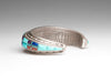 Zuni Sunface Cobble Inlay Cuff Bracelet