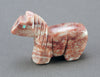 A Raspberry Alabaster Donkey