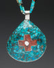 Noble Mosaic Shell Pendant