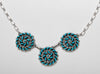 Sleeping Beauty Turquoise Petit Point Necklace