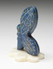 Beauteous Butterfly Of Lapis On Marble Base