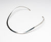 Sterling Silver Collar With Hammered Finish
