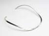 Sterling Silver Collar With Hammered Finish