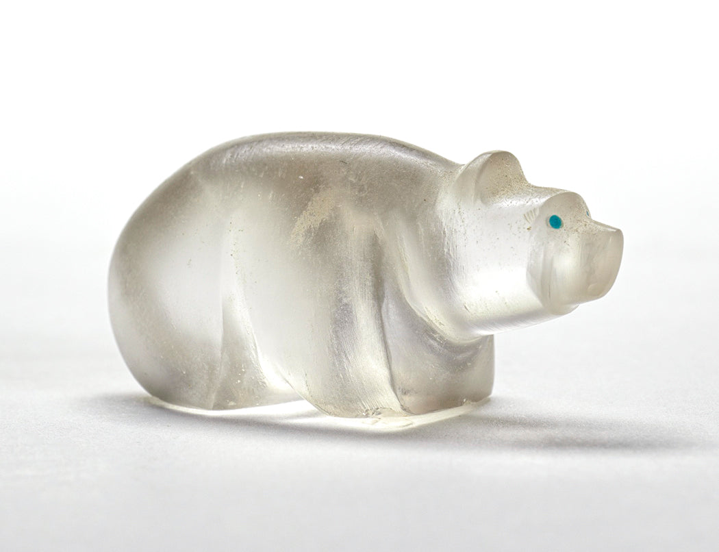 Little Glass Bear, Filled With Light By Gibbs Othole