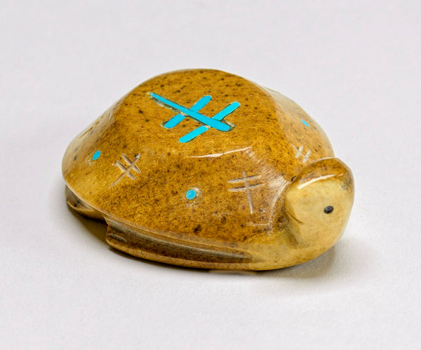 Serpentine Turtle with Dragonfly Blessings By Rhoda Quam(d)