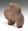 Bison & Calf Of A Porous Found Stone