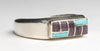 Turquoise & Sugilite Channel Inlaid Ring